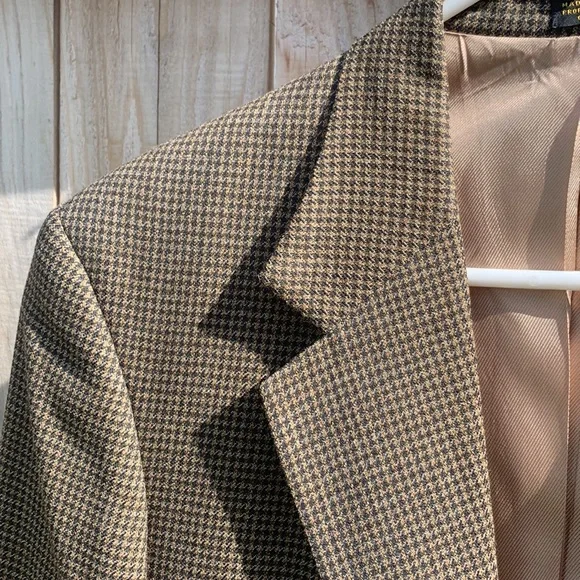 Oscar de la Renta tweed wool blazer 39R